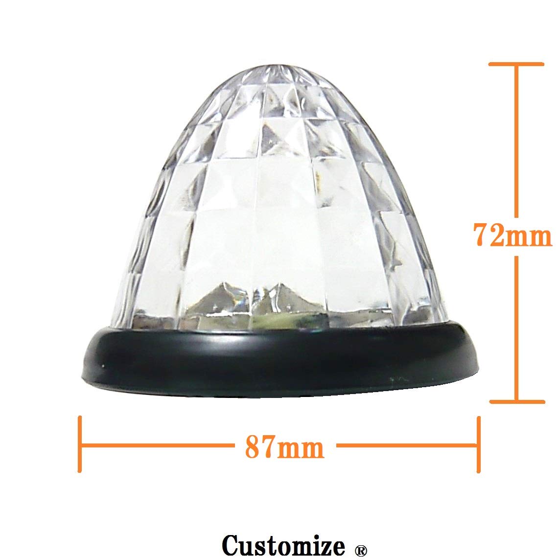 トラック用　サイドマーカー トラック用 マーカーランプ サイド マーカー 16LED 24V用 標識